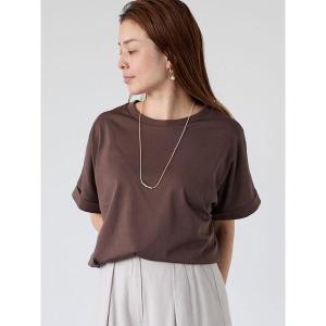 tシャツ 「接触冷感」ロールスリーブトップス レディース