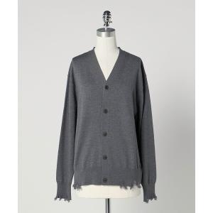 LOEFF（ロエフ） カーディガン 「LOEFF」ダメージ カーディガン UNISEX