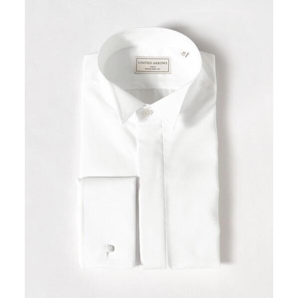 フォーマル シャツ スティッフブザム ブロード ウィングカラー シャツ メンズ