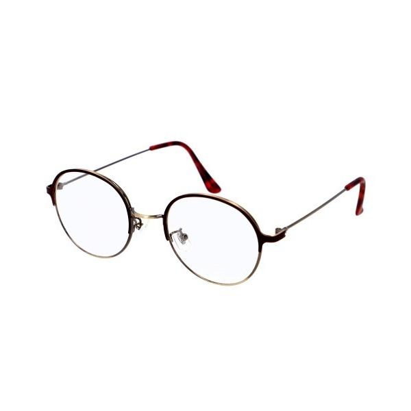 伊達メガネ メガネ 眼鏡 メタルダテ ボストンタイプ レディース メンズ