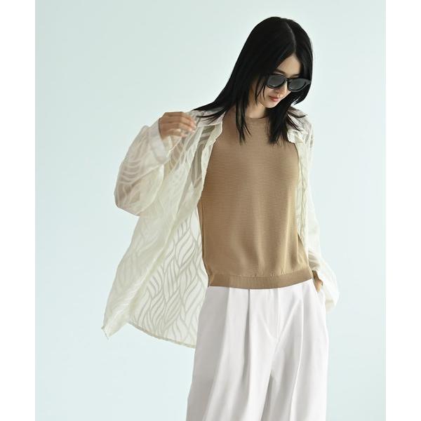 ニット セーター 「BLK001」待望の羽織り用インナーサマーニット レディース