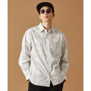 シャツ 「Sサイズ〜」ビリケンプリント 長袖シャツ メンズ