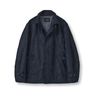 ブルゾン アウター ヘリンボーンプリント スタンドカラーブルゾン「ストレッチ」 メンズ