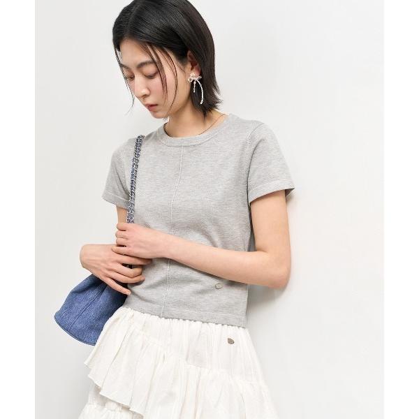 tシャツ 半袖 GENERAL IDEA/ジェネラルアイディア pintuck crew neck ...
