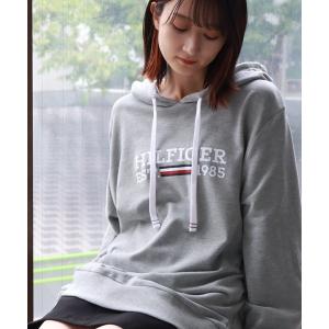パーカー 「TOMMY HILFIGER/トミーヒルフィガー」 ロゴ ライトウェイトパーカー メンズ レディース