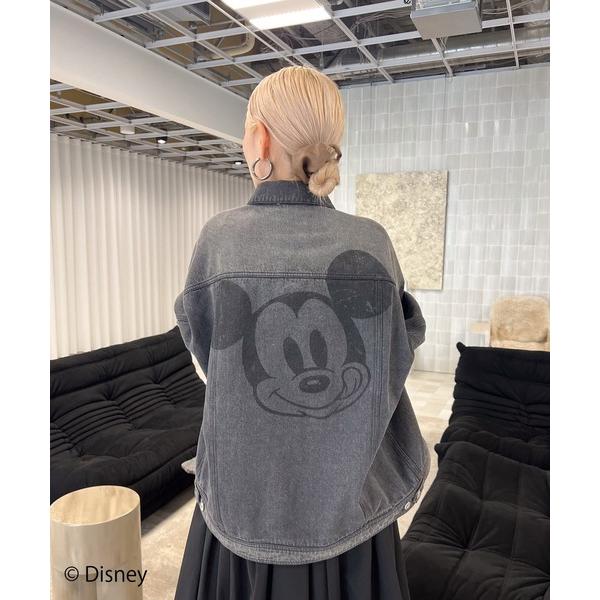 デニムジャケット gジャン MICKEY DESIGN DENIM JACKET レディース