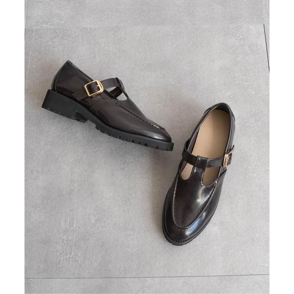 ローファー Tストラップローファー レディース