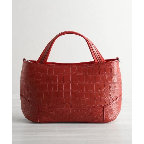 ハンドバッグ クロコダイルレザー 2way ハンドバッグ  日本製