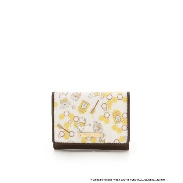 財布 「くまのプーさん」コレクション 折財布(総柄) レディース