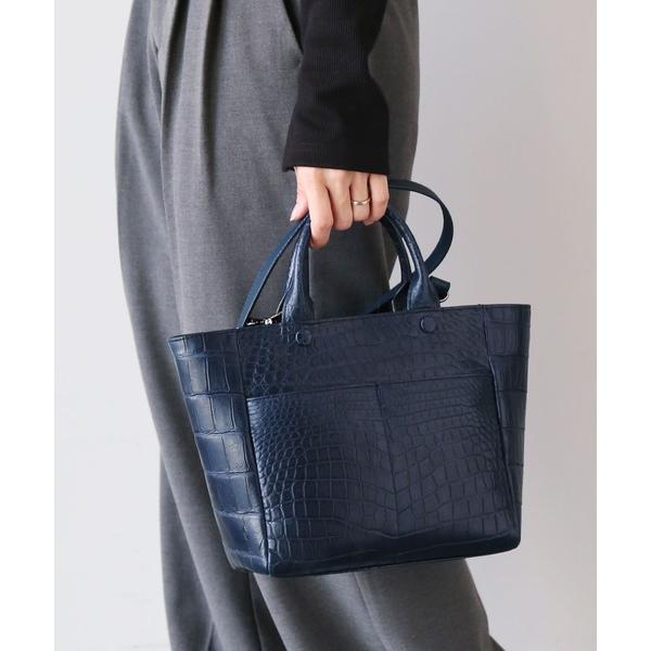 ハンドバッグ クロコダイルレザー本革ハンドバッグ マット