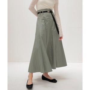 スカート fit ＆ flare panel long skirt(フィット＆フレアパネルロングスカート)