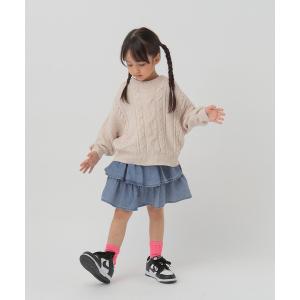 スカート デニムフリルスカート/T/575734...の商品画像