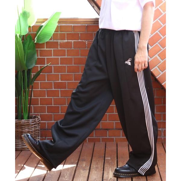 スウェットパンツ ジャージ ハチ刺繍入りバルーンパンツ メンズ レディース