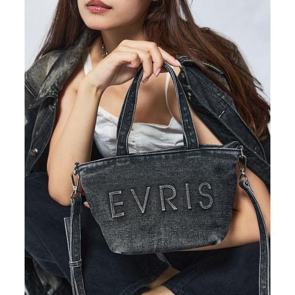 トートバッグ 「EVRIS/エブリス」ロゴエンボス　ミニトートバッグ レディース