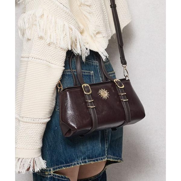 ハンドバッグ 「EVRIS/エブリス」SUNNY Wベルトミニハンドバッグ