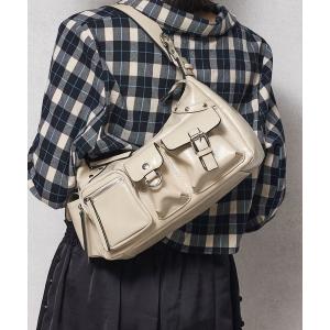 ショルダーバッグ バッグ 「jouetie/ジュエティ」アンティーク　マルチポケット　多機能　ショルダーバッグ／500mlペットボトル収納可 レディー