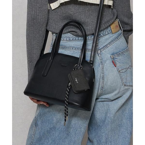 ハンドバッグ 「Ungrid/アングリッド」　ケースチャーム付　軽量ミニハンドバッグ