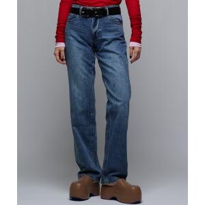 ジーンズ デニム デニムパンツ シンプルデニムパンツ/ストレートパンツ レディース