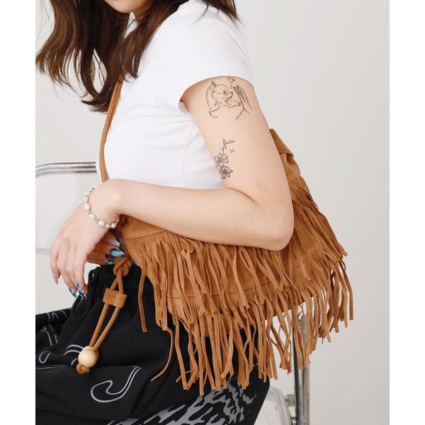 ショルダーバッグ バッグ Fringe HalfMoon Shoulder Bag / フリンジハー...