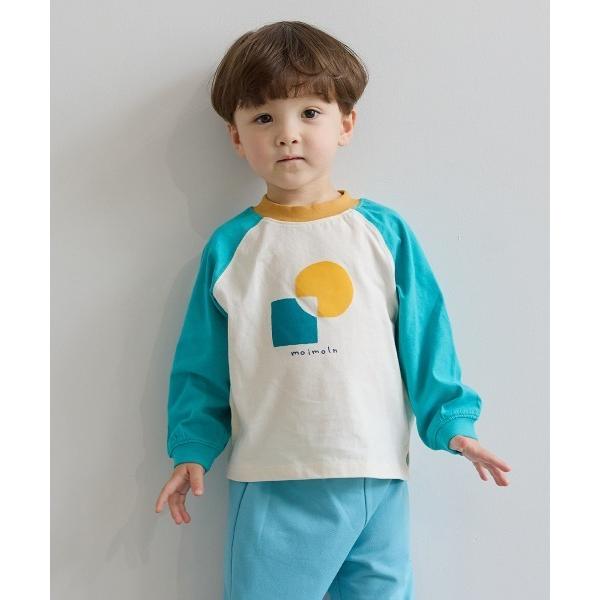 tシャツ サークルラグラン長袖Tシャツ キッズ 子供服 男の子 女の子