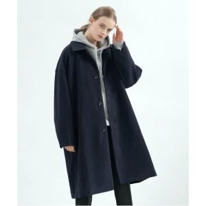 「DOOPZ」 ステンカラーコート MEDIUM ネイビー メンズ