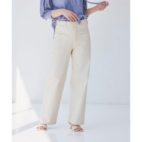 ジーンズ デニム デニムパンツ 「オールシーズン」ポケットワイドデニム レディース