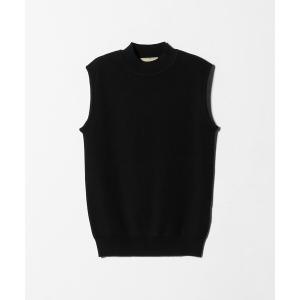 ニット セーター ハイネック ノースリーブ ニット ウォッシャブル レディース