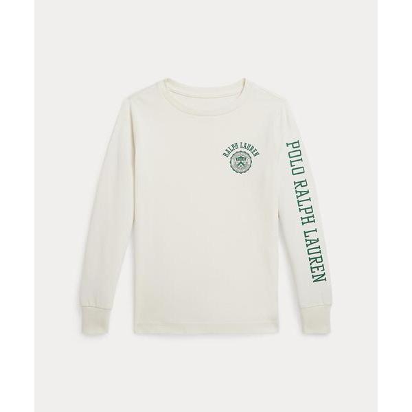 tシャツ ロゴ コットン ロングスリーブ Tシャツ キッズ 子供服 男の子