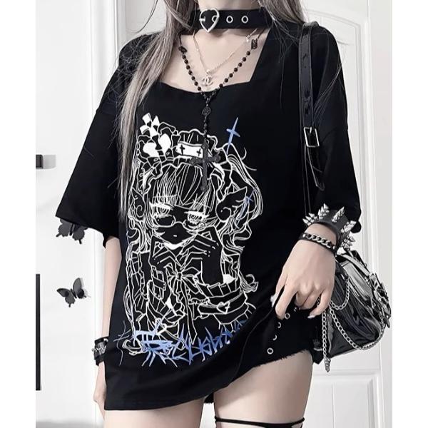 tシャツ A'GEM/9 × .kom 「TricuspidC/トライカスピッドシー」バックレースア...