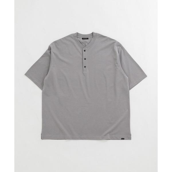 tシャツ 「UR TECH」ワイドヘンリーネックTシャツ メンズ