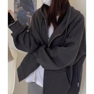 パーカー ジップパーカー レディース