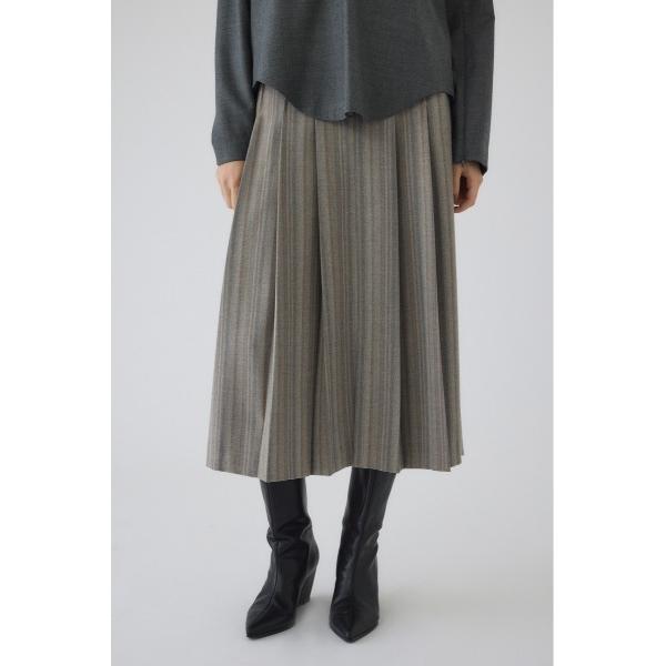 スカート 入学式 Cut off pleats SK カットオフプリーツスカート