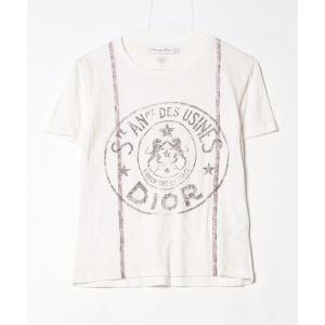 「Christian Dior」 半袖Tシャツ X-SMALL ホワイト レディース