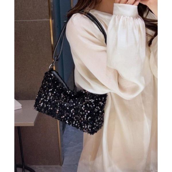 ショルダーバッグ バッグ 華やかなスパンコールショルダーバッグ レディース