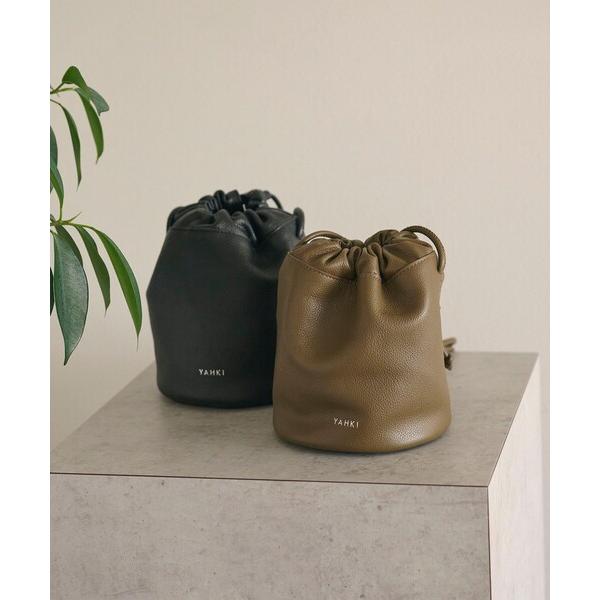 ショルダーバッグ バッグ 「YAHKI」ミニ レザー ドロスト ショルダーバッグ レディース