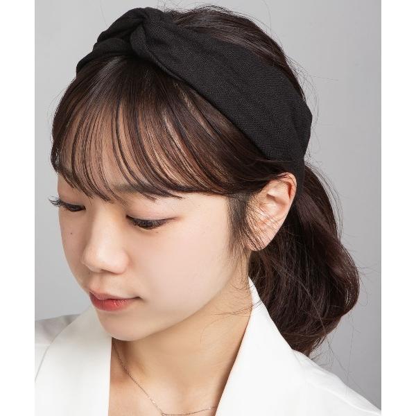 ヘアバンド ワイド ツイスト ヘアターバン