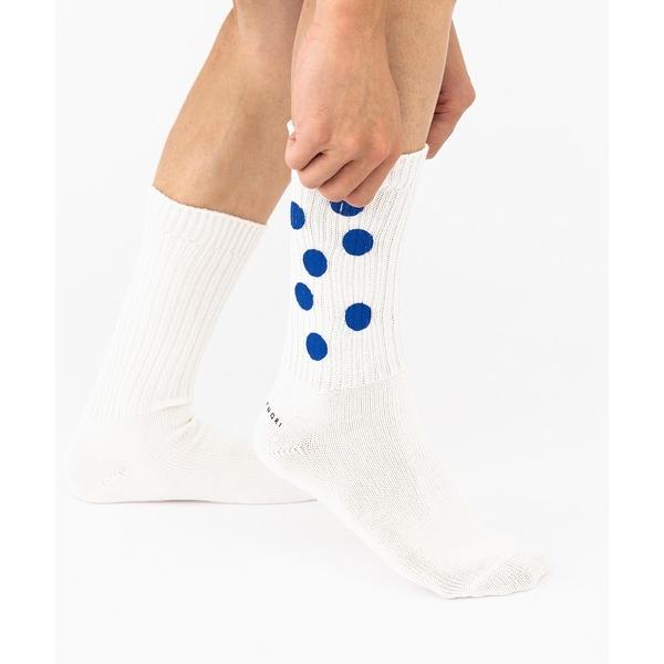 靴下 「YUQRI」Paint Dots レディース メンズ