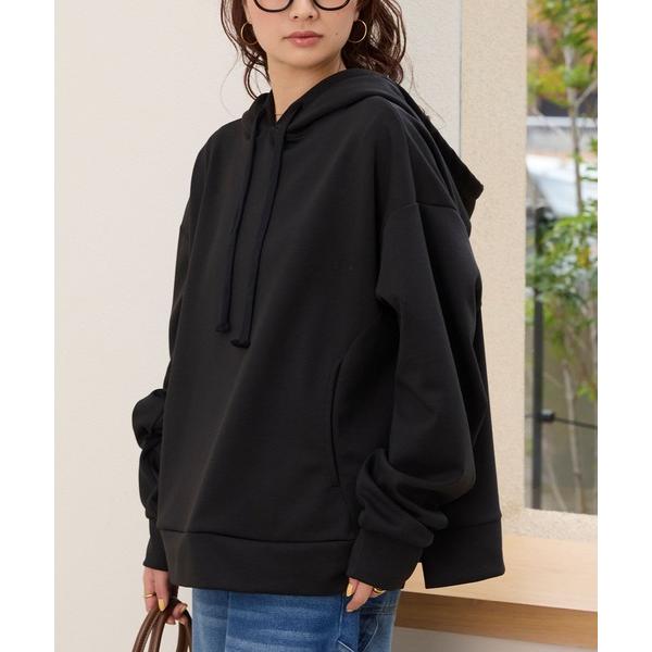 パーカー オーバーサイズ サイドスリット ソフトダンボールニットパーカー「THE CRAFT CRE...