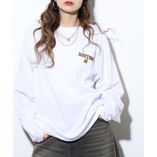 tシャツ BF2 select ワイドシルエット ワンポイント刺繍ロングスリーブT メンズ レディー...