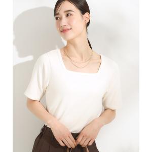 tシャツ 「S-LL/ひんやり/前後2WAY」シンプルだから使いやすい テレコTシャツ レディース