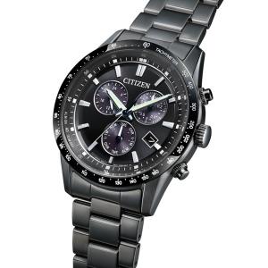 腕時計 CITIZEN COLLECTION シチズンコレクション 光発電エコ・ドライブ クロノグラフ オールブラック BL5615-56E メンズ