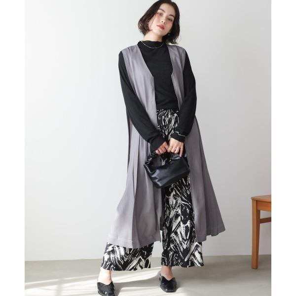 ワンピース デニムライクフロントジップワンピース