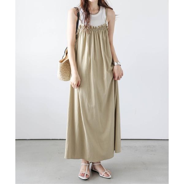 ワンピース ミニフリルキャミワンピース