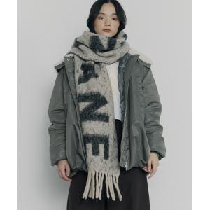 マフラー ストール 「CLANE/クラネ」CLANE LOGO MUFFLER/ロゴマフラー レディース