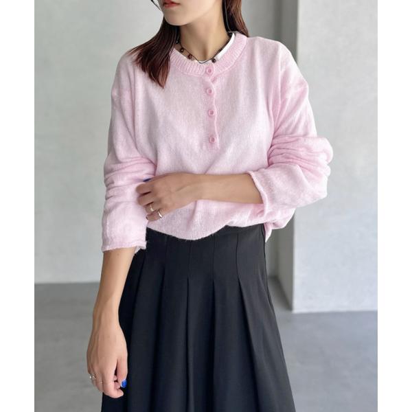 ニット セーター 「Good Riddance」シアーモヘア ヘンリーネック オーバーサイズ ニット...