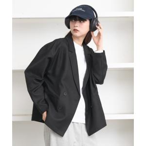 ジャケット テーラードジャケット Loose double tailored jacket / ルーズダブルテーラードジャケット レディース メンズ