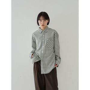 tシャツ チェックシャツ　秋冬新作　オーバーシャツ　ユニセックス メンズ レディース