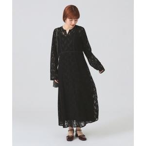 値下げ♡RayBeams♡ドレスワンピ Ray BEAMS（レイ ビームス）サッカー パフスリーブ Vネック ワンピース
