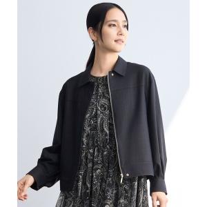 コート アウター デニムライクツイル ジャケット レディース