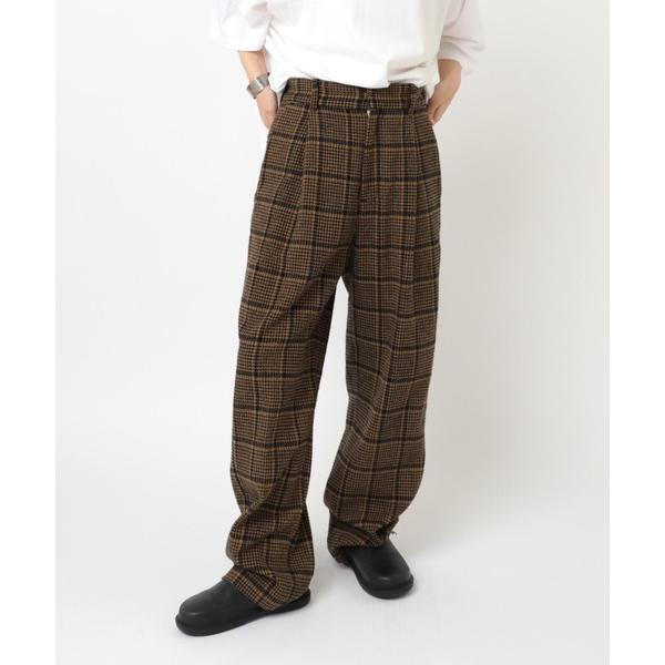 パンツ R4370 ツイードチェックトラウザー レディース